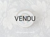 19世紀末 アンティーク つけぼくろ入り ガラス窓の小さな紙箱 - DORIN PARIS -