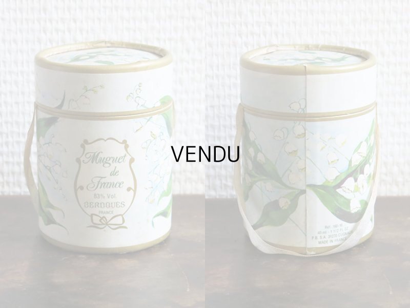 画像3: アンティーク　鈴蘭のパフュームボックス＆ボトル MUGUET DE FRANCE - BERDOUES FRANCE -