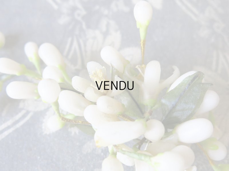 画像14: 1900年代 アンティーク ワックスフラワーのブーケ & ヘッドドレスのセット ウェディングブーケ  結婚式 ティアラ