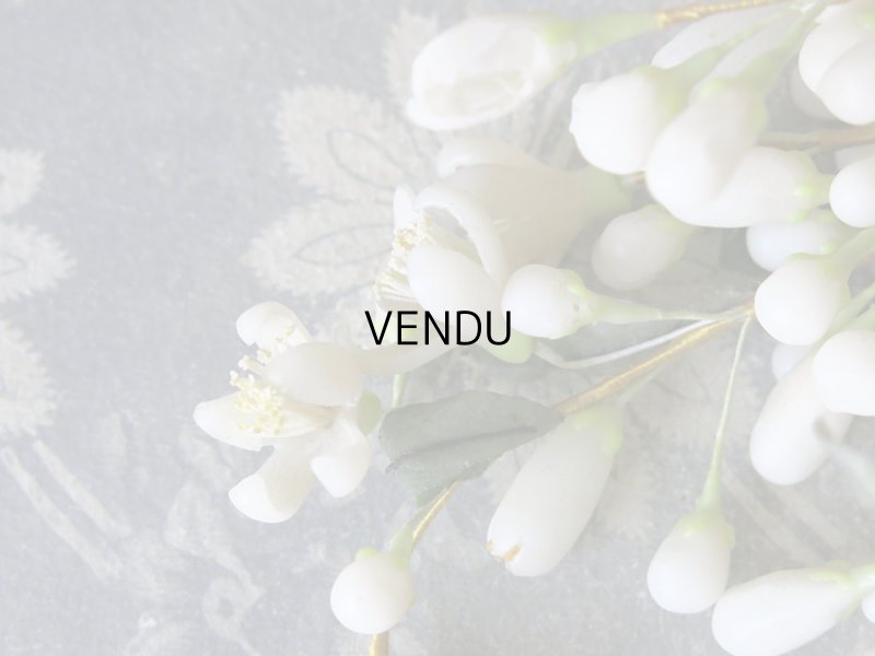 画像11: 1900年代 アンティーク ワックスフラワーのブーケ & ヘッドドレスのセット ウェディングブーケ  結婚式 ティアラ