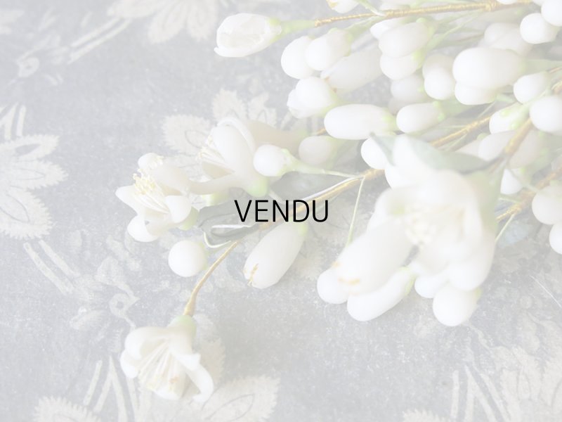 画像7: 1900年代 アンティーク ワックスフラワーのブーケ & ヘッドドレスのセット ウェディングブーケ  結婚式 ティアラ