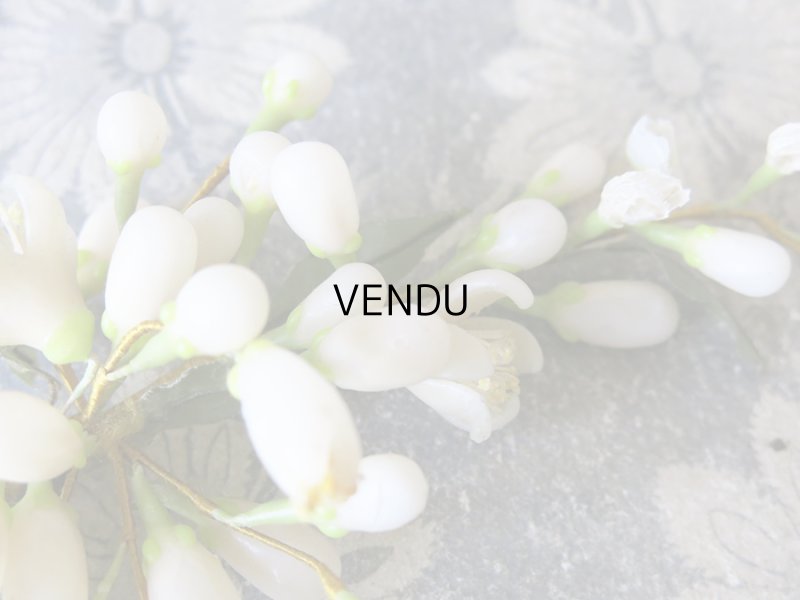 画像18: 1900年代 アンティーク ワックスフラワーのブーケ & ヘッドドレスのセット ウェディングブーケ  結婚式 ティアラ