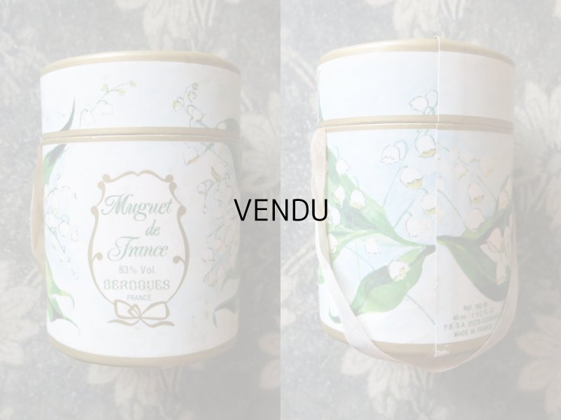 画像4: アンティーク　鈴蘭のパフュームボックス＆ボトル MUGUET DE FRANCE - BERDOUES FRANCE -