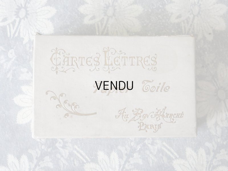 画像4: 1900年代 アンティーク レターセットの紙箱 CARTES LETTRES PAPIERTOILE - AU BON MARCHE PARIS -