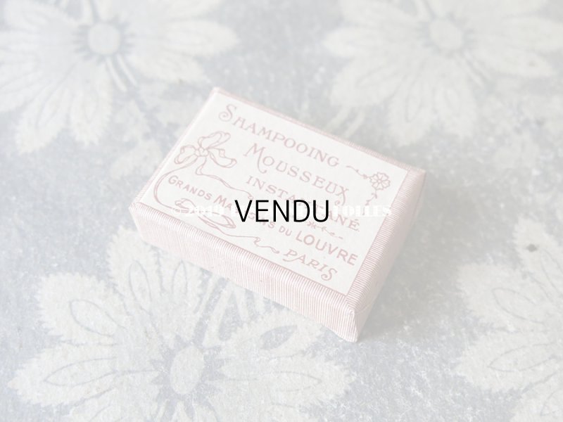 画像7: 未使用 1920年代 アンティーク ルーブル百貨店　ソープボックス SHAMPOOING MOUSSEUX INSTANTE - GRANDS MAGASINS DU LOUVRE PARIS -