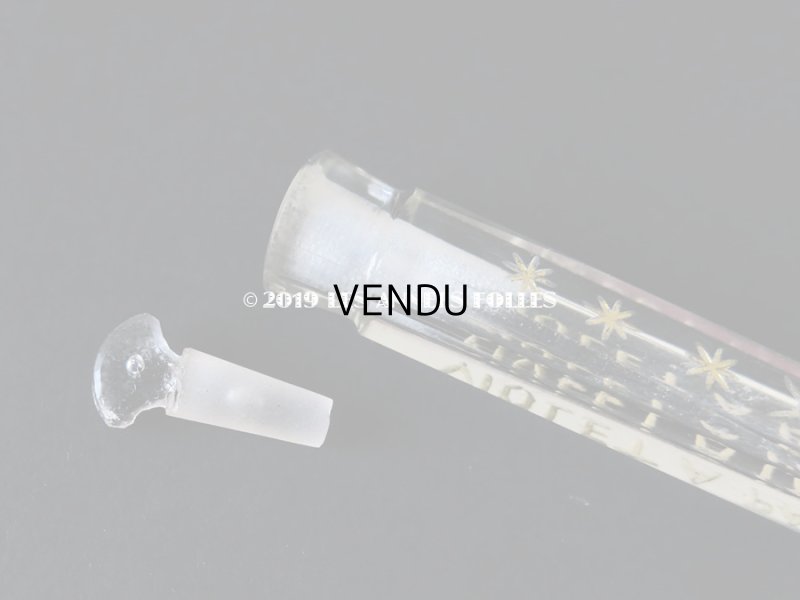 画像6: アンティーク 女王蜂 クリスタル製 パフュームリー VIOLETの気付け薬の小瓶 - VIOLET PARIS -