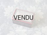 アンティーク ファーマシーボックス 黒＆赤＆白