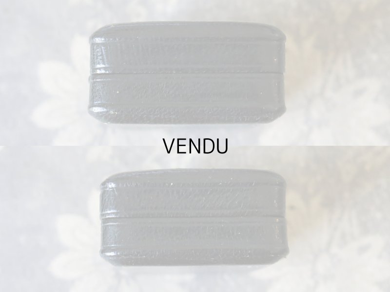 画像8: アンティーク 本革製 ジュエリーボックス ブラック