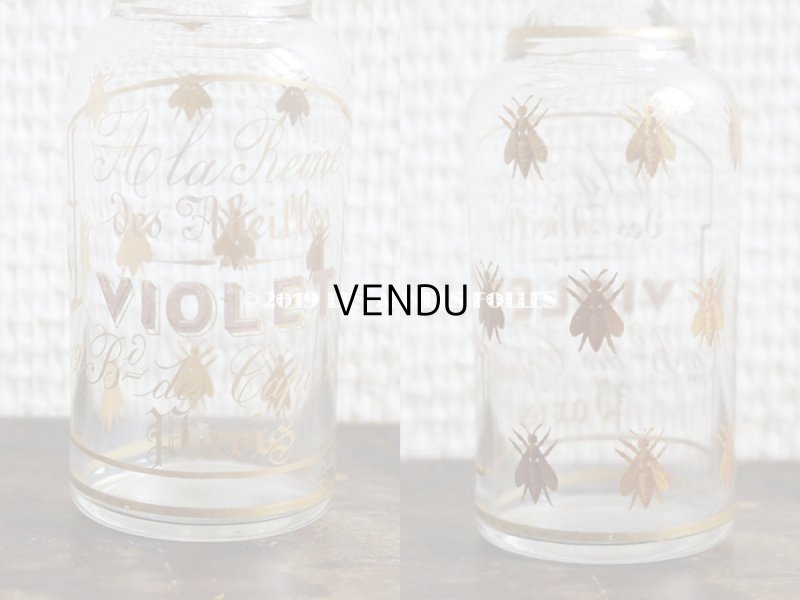 画像4: アンティーク パフュームボトル A LA REINE DES ABEILLES - VIOLET PARIS -