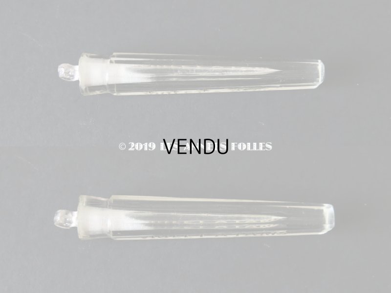 画像3: アンティーク 女王蜂 クリスタル製 パフュームリー VIOLETの気付け薬の小瓶 - VIOLET PARIS -