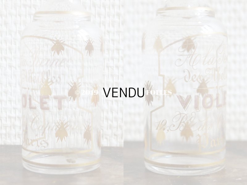 画像6: アンティーク パフュームボトル A LA REINE DES ABEILLES - VIOLET PARIS -