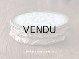 1900年代 アンティーク 薔薇のロココトリム＆レースの装飾 ガラスの蓋の小物入れ　オールドローズ