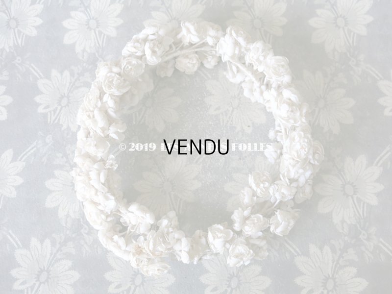 画像4: 1900年代 アンティーク 小さな薔薇の特別なヘッドリース ティアラ