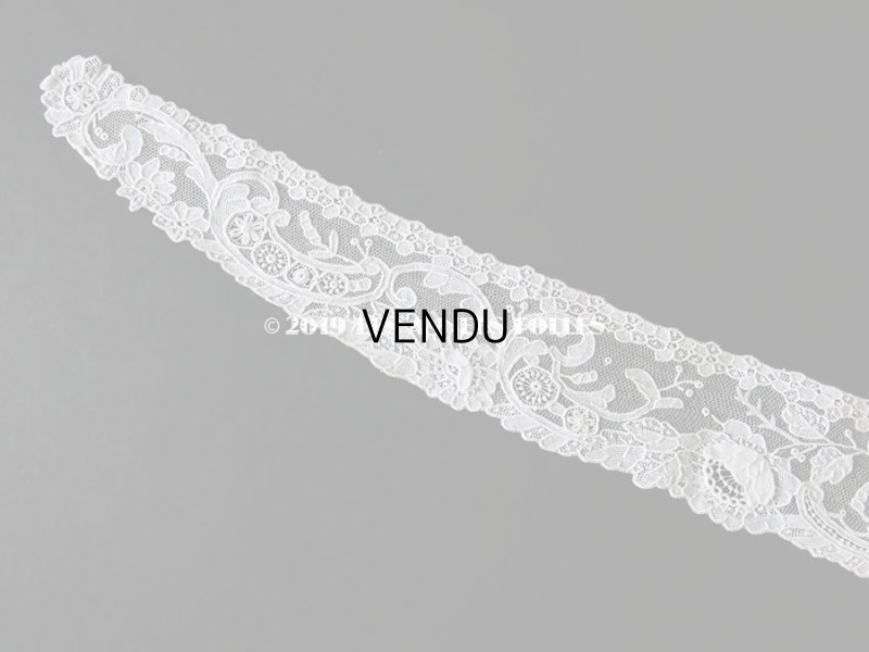 画像3: 新品同様 19世紀末 アンティーク ニードルレース ポワンドローズの付け襟 ポワンドガーズ 【ポワン・ド・ガーズ】 【ポワン・ド・ローズ】 