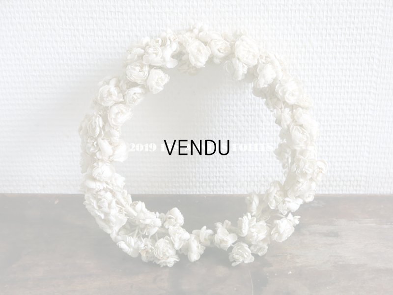 画像3: 1900年代 アンティーク 小さな薔薇の特別なヘッドリース ティアラ