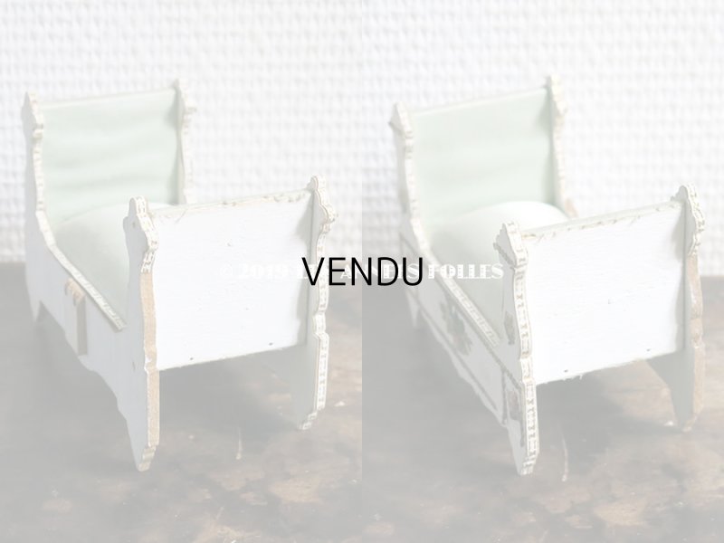 画像6: アンティーク  ミニョネット用　ドール用 ベッド