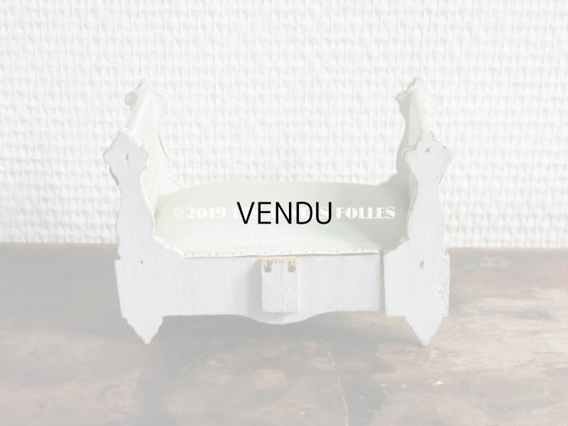 画像3: アンティーク  ミニョネット用　ドール用 ベッド