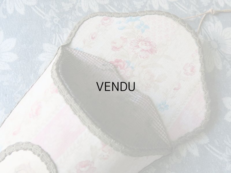 画像4: 19世紀 アンティーク ブーケ入れ 花模様