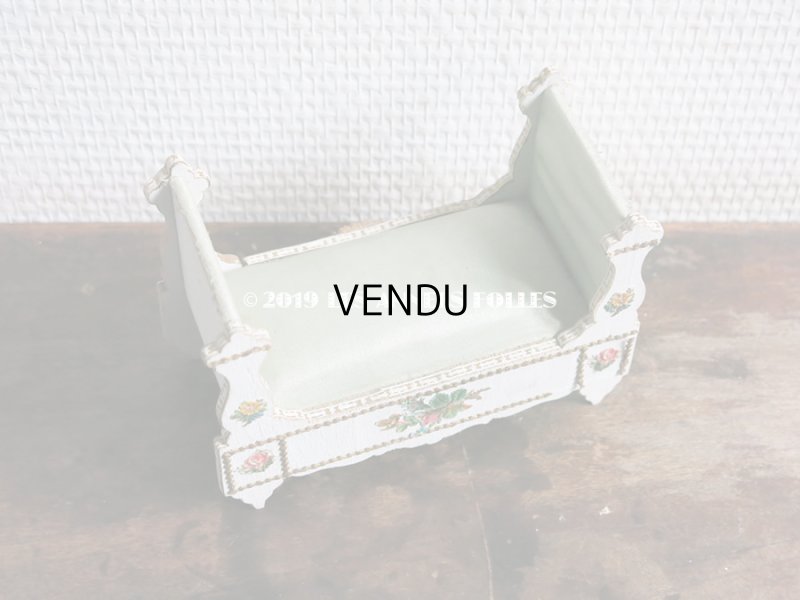 画像4: アンティーク  ミニョネット用　ドール用 ベッド