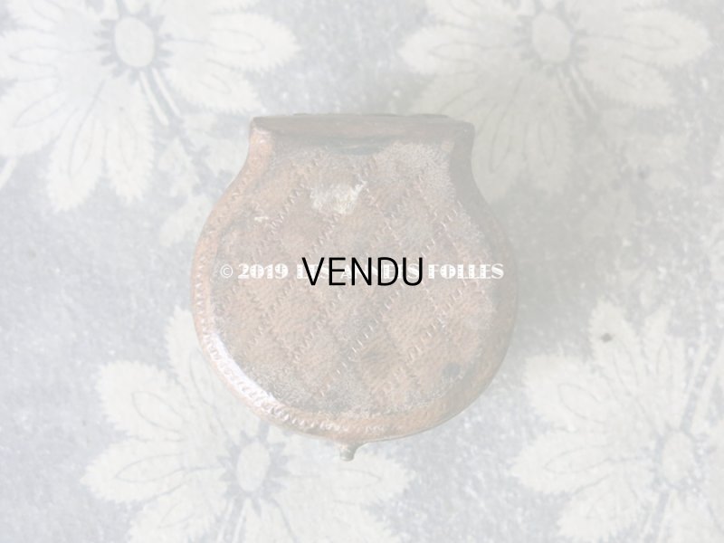 画像8: 19世紀 アンティーク 本革製 ジュエリーボックス 金彩入り ブラウン リングボックス