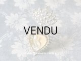 19世紀 アンティーク ルリケール 聖母マリアのハート 鈴蘭の布花＆メダイユ