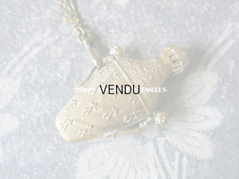 画像13: 19世紀 アンティーク シャトレーヌ ナポレオンの蜜蜂の紋章 & エルミンの紋章 CHATELAINE POMPONNE