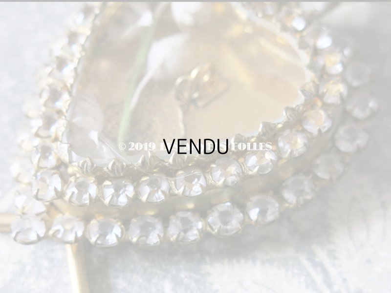 画像7: 19世紀 アンティーク ルリケール 聖母マリアのハート 鈴蘭の布花＆メダイユ