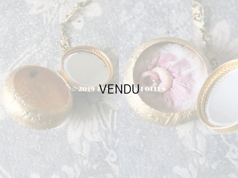 画像17: 19世紀 アンティーク シャトレーヌ ナポレオンの蜜蜂の紋章 & エルミンの紋章 CHATELAINE POMPONNE