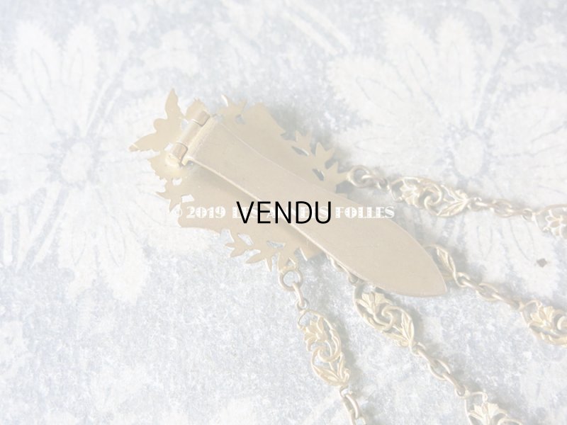 画像20: 19世紀 アンティーク シャトレーヌ ナポレオンの蜜蜂の紋章 & エルミンの紋章 CHATELAINE POMPONNE