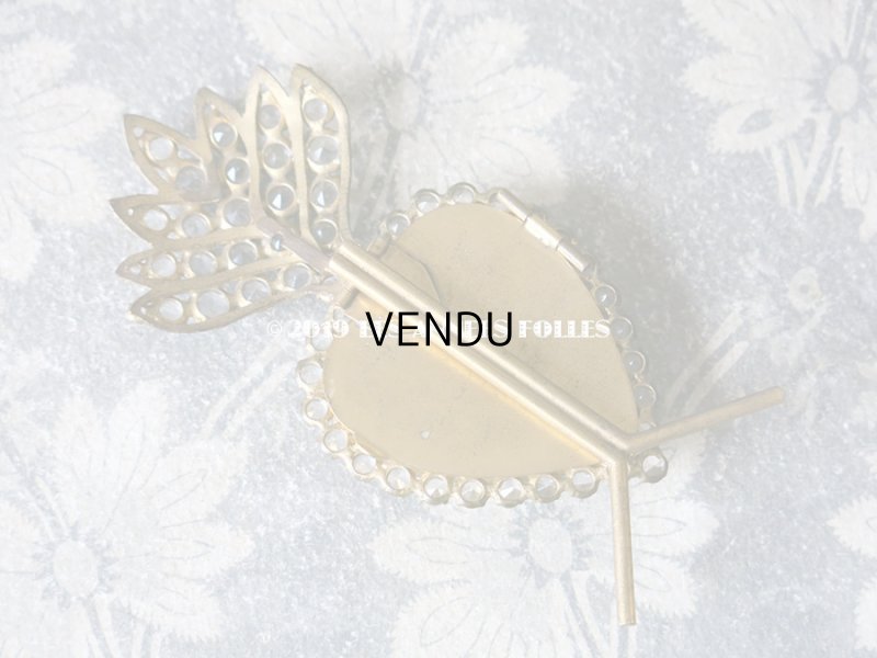 画像3: 19世紀 アンティーク ルリケール 聖母マリアのハート 鈴蘭の布花＆メダイユ