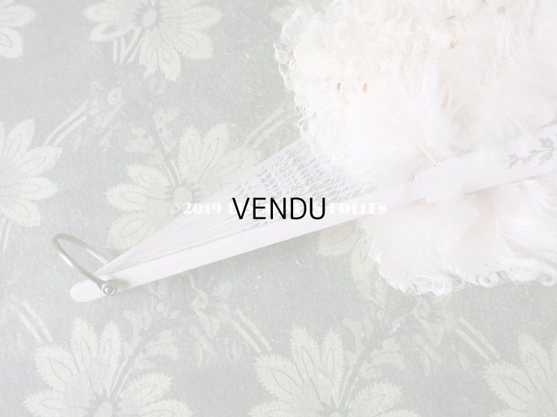 画像10: 1900年代 アンティーク ピンクのフェザーのファン 