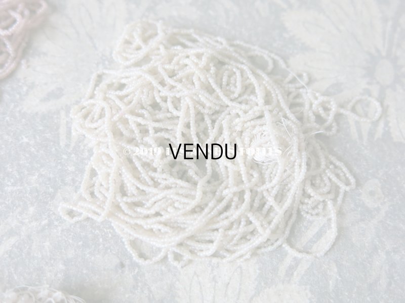 画像9: 19世紀末 アンティーク ガラス製 キャビアビーズ 