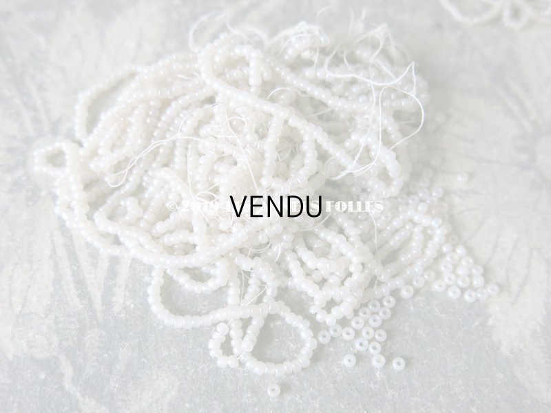 画像7: 19世紀末 アンティーク ガラス製 キャビアビーズ 