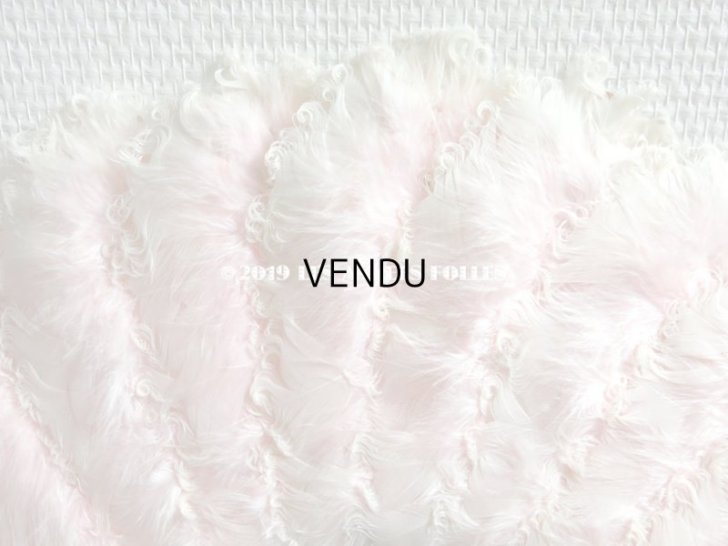 画像7: 1900年代 アンティーク ピンクのフェザーのファン 