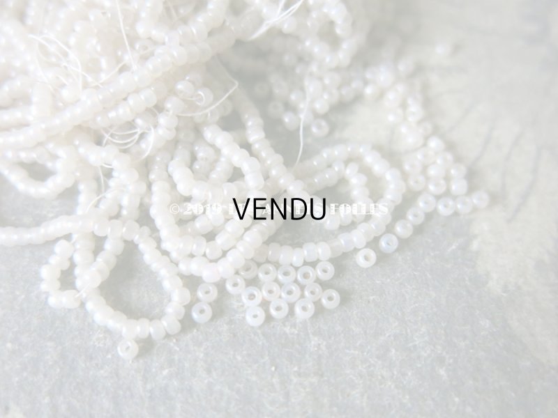 画像8: 19世紀末 アンティーク ガラス製 キャビアビーズ 