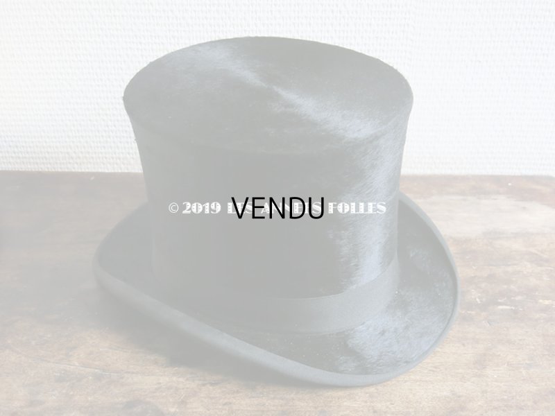 画像12: 1900年代 アンティーク ハットボックス & シルクハット - A.RISER -