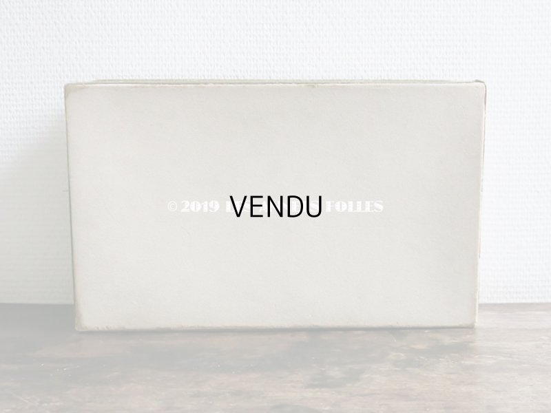 画像14: 1900年代 アンティーク リボン刺繍 大きなカルトナージュボックス　