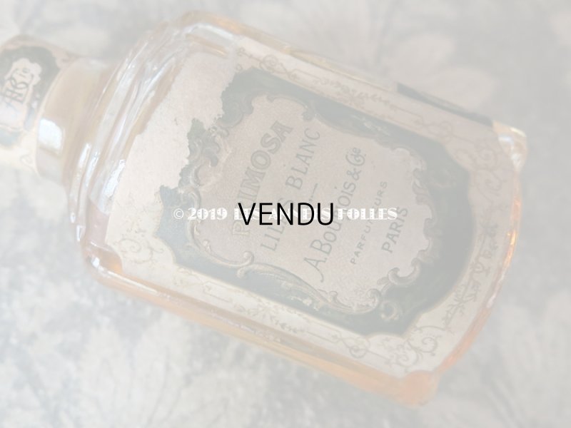 画像7: アンティーク パフュームボトル LILAS BLANC ホワイトライラック  - A. BOURJOIS&CIE PARIS -