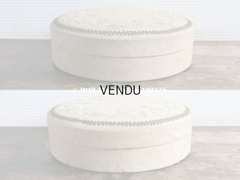 画像5: アンティーク リボン刺繍のお菓子箱 リボンと薔薇のガーランド ドラジェ & チョコレート