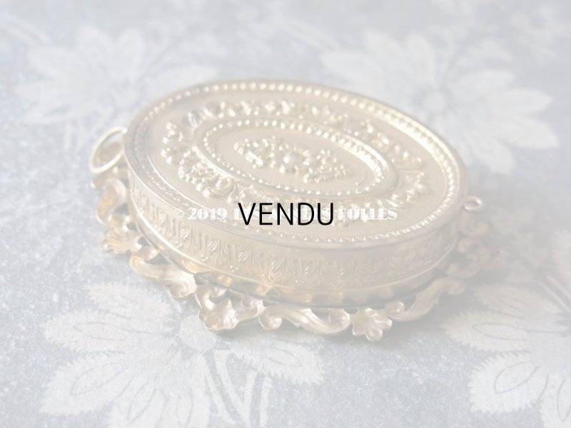 画像8: 19世紀 アンティーク ルリケール　聖遺物のペンダント　クロス  聖人の遺品 封蝋付き