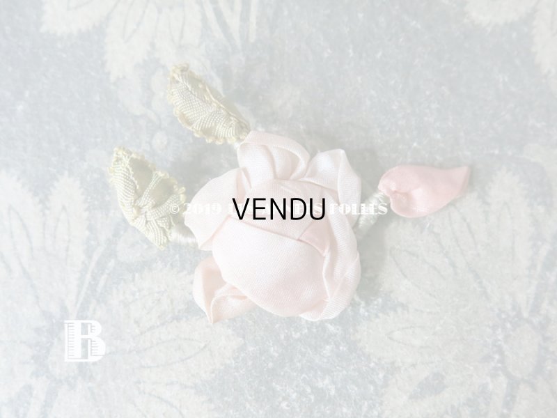 画像4: アンティーク 淡いピンクのロココモチーフ