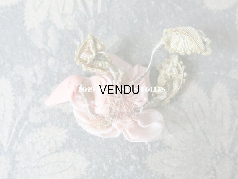 画像9: アンティーク 淡いピンクのロココモチーフ