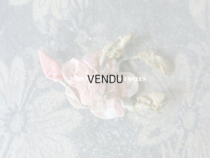 画像3: アンティーク 淡いピンクのロココモチーフ