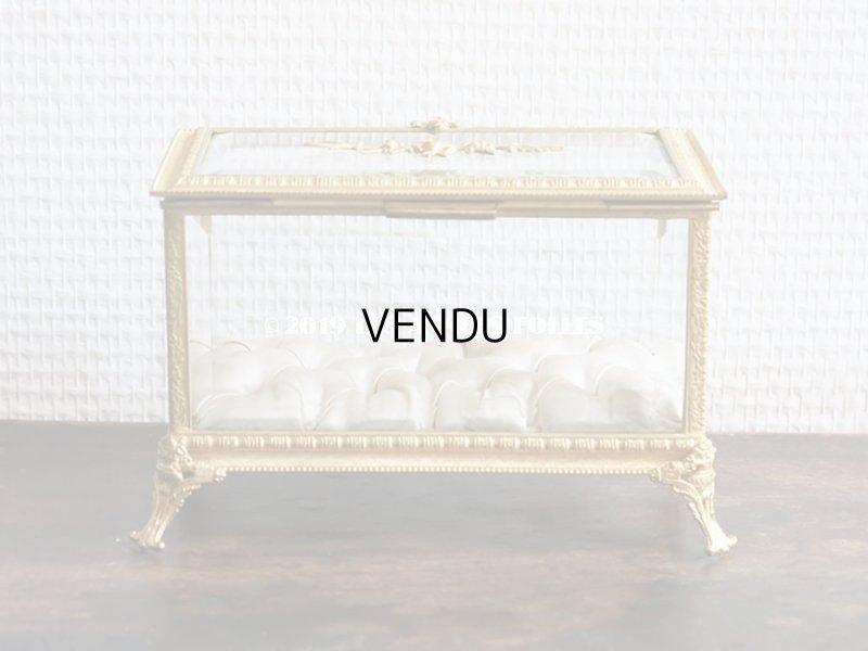 画像5: 19世紀 アンティーク 薔薇のジュエリーボックス パウダーピンクのシルク製クッション