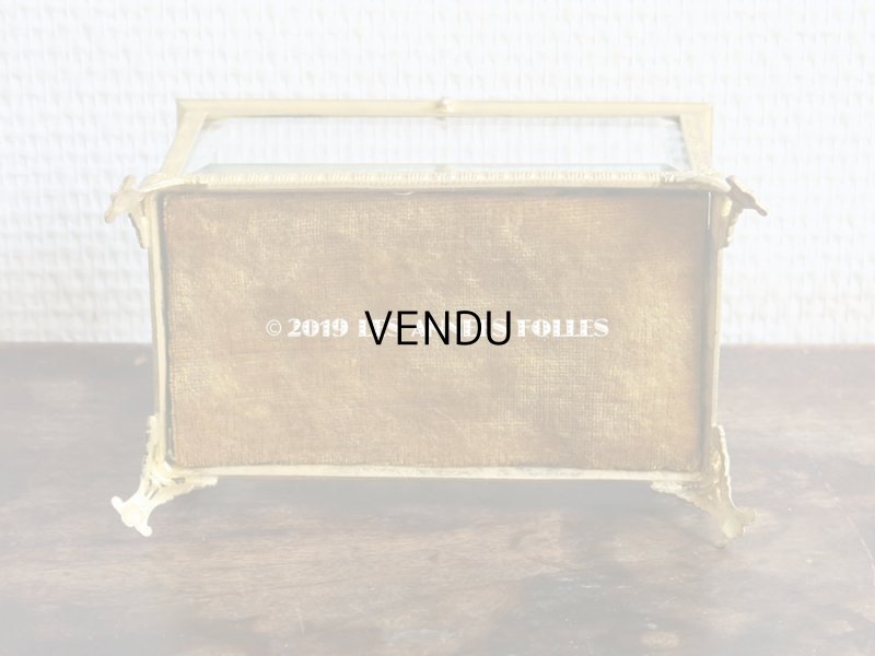 画像7: 19世紀 アンティーク 薔薇のジュエリーボックス パウダーピンクのシルク製クッション