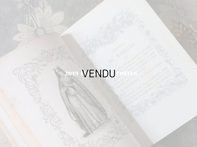 画像12: 19世紀 アンティーク  マリアージュの本