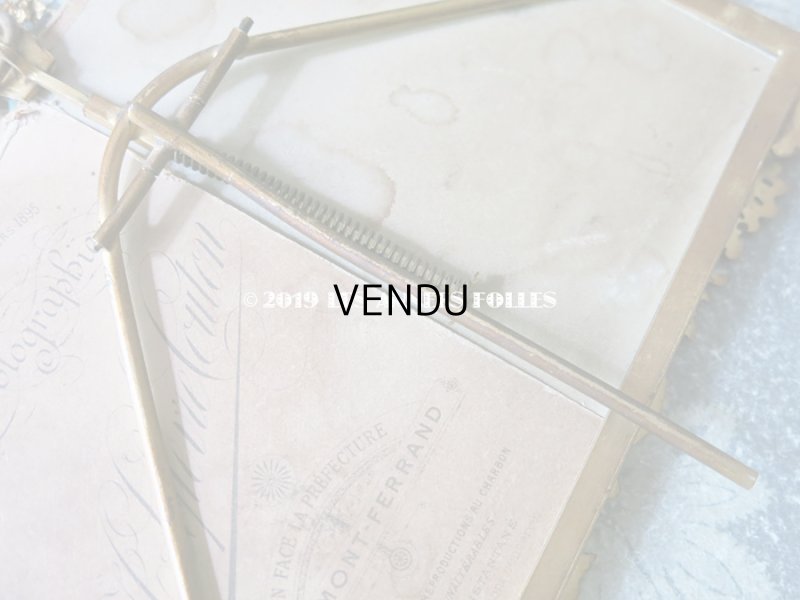 画像5: アンティーク ダブル フォトフレーム  ロカイユ装飾 ダブルフレーム