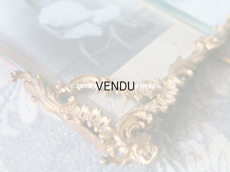 画像9: アンティーク ダブル フォトフレーム  ロカイユ装飾 ダブルフレーム