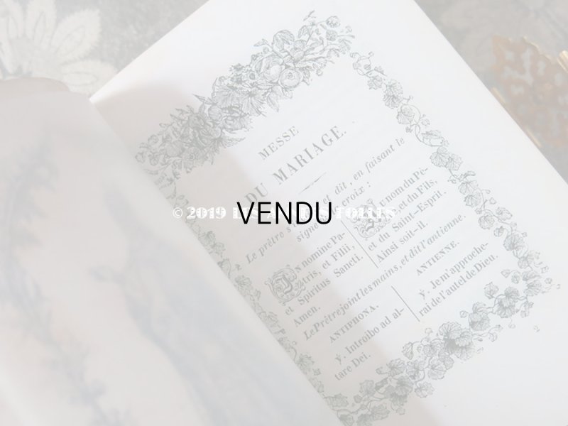 画像13: 19世紀 アンティーク  マリアージュの本