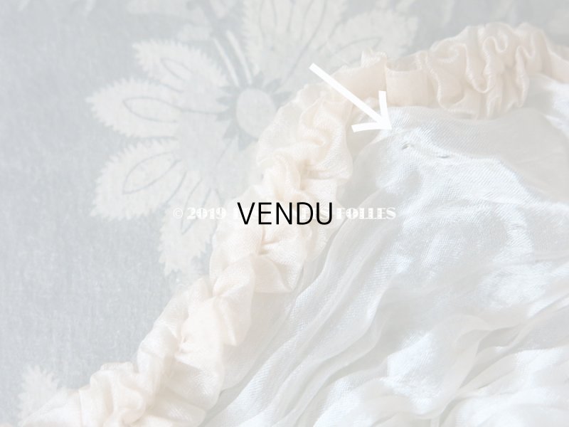 画像6: 1900年代 アンティーク シルクオーガンジーのクラヴァット 